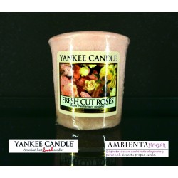 Yankee Candle VELA VOTIVA ROSAS, FRESH-CUT-ROSES